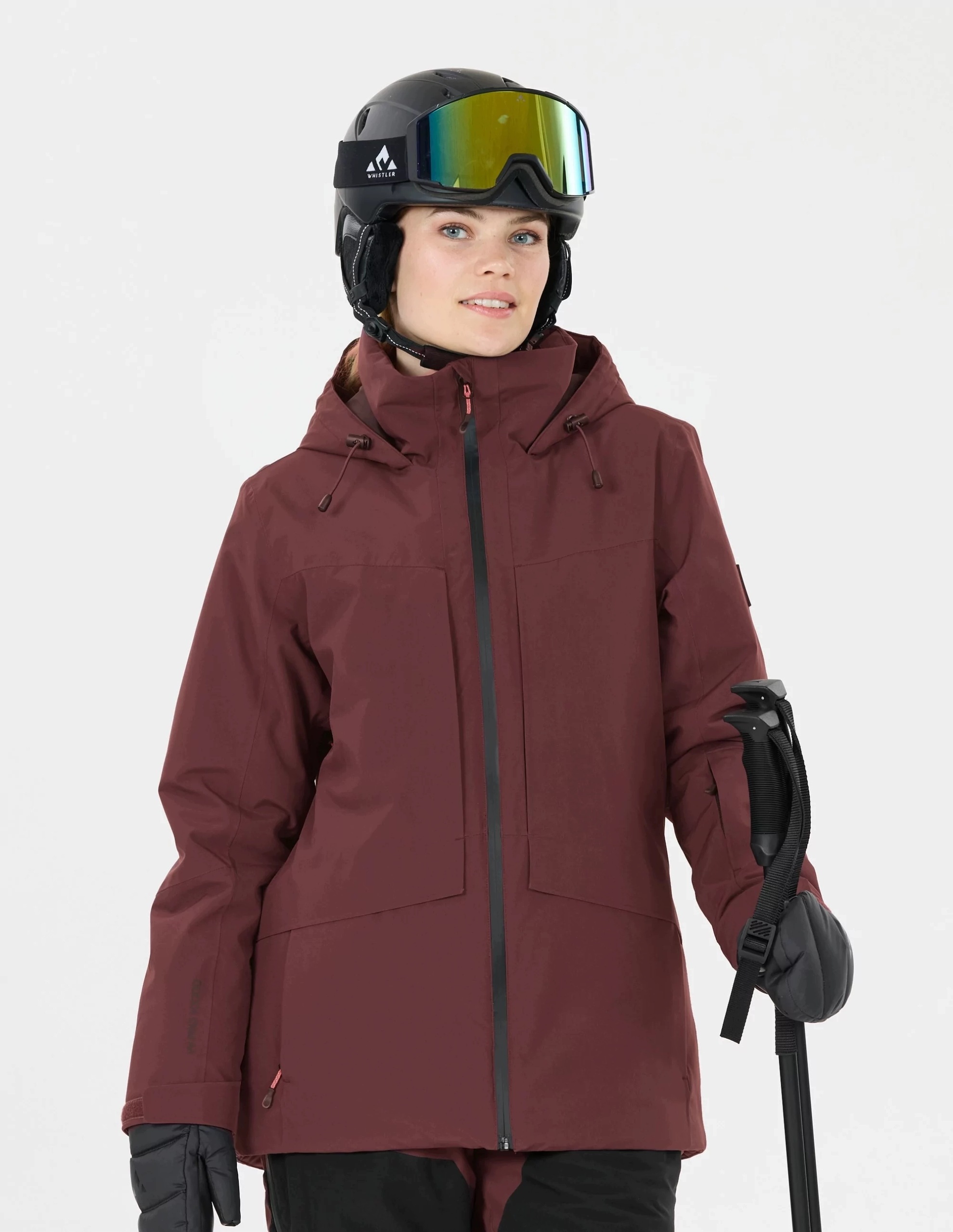Kurtka narciarska damska Whistler Kingland W-pro 10000 Bordowy 42