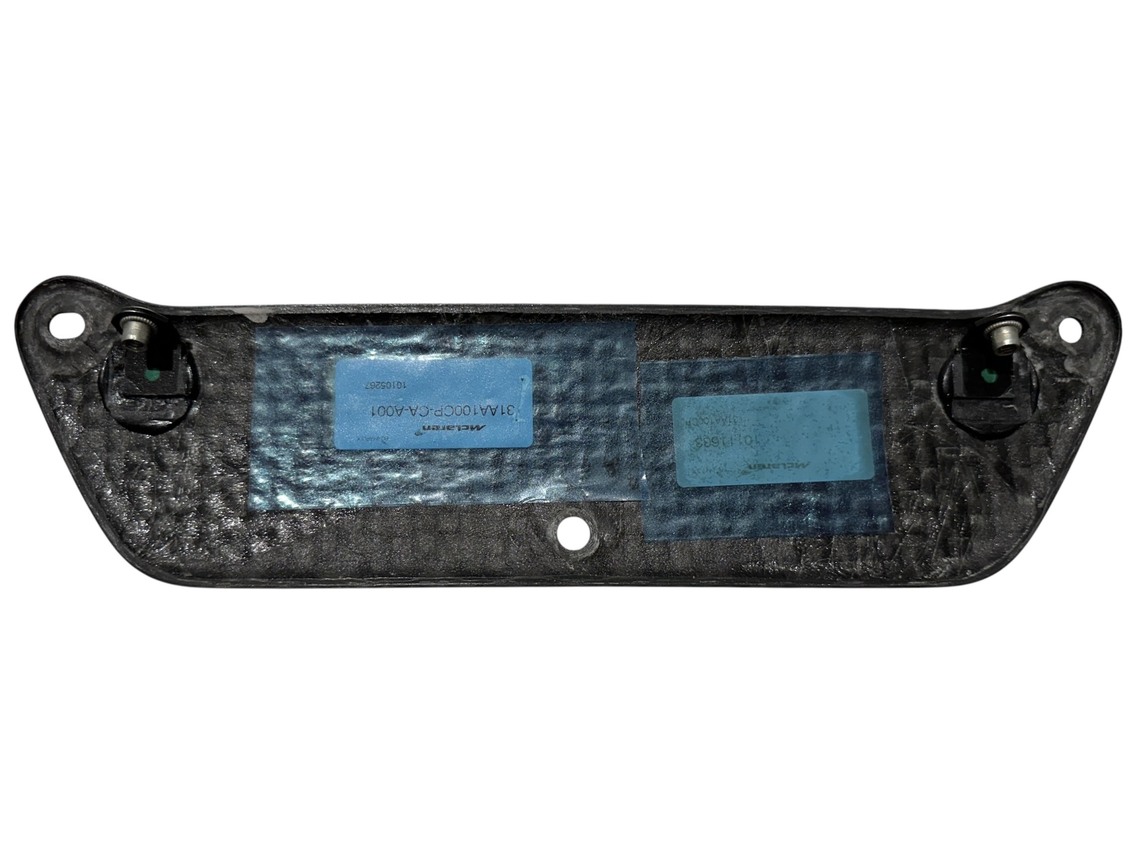 MCLAREN CARBON Support plaque Couverture tablier moteur 31AA100CP