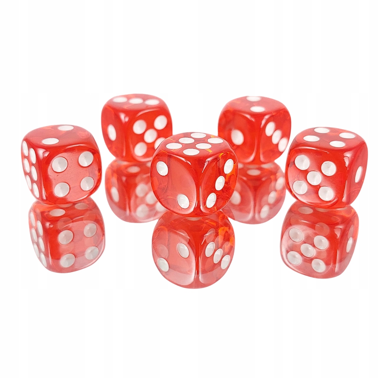 ZESTAW 2 KOSTEK K6 RPG OGNISTY WIATR KOŚĆ 1,1 CM Liczba ścian 6