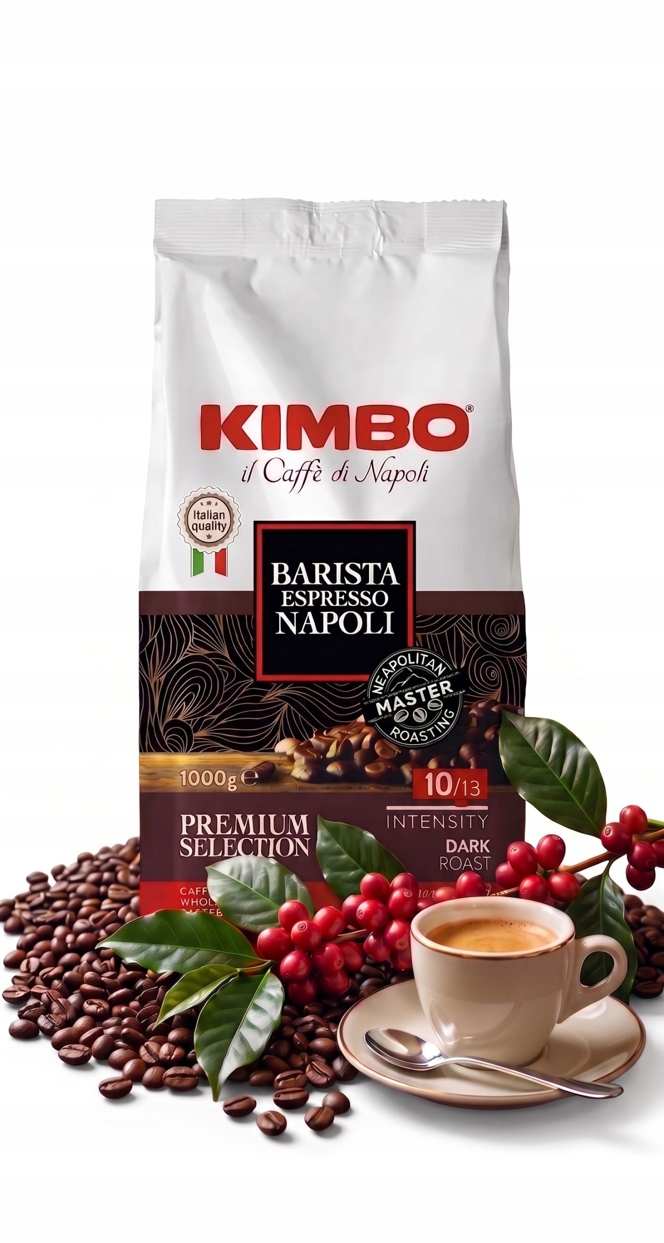 Włoska kawa ziarnista Kimbo Barista Espresso Napoli 1 kg
