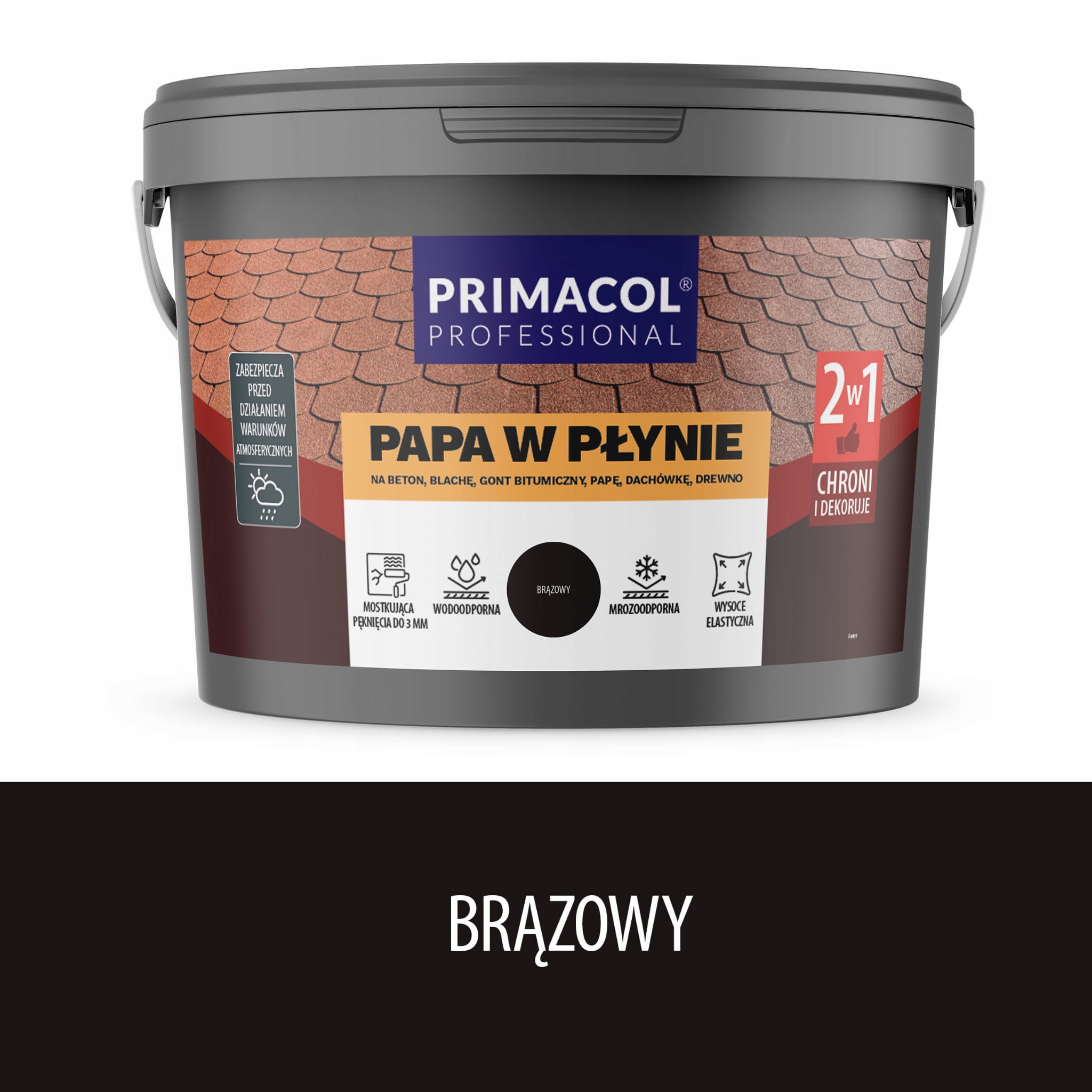 Primacol Tekutá Lepenka Hnědý 10KG
