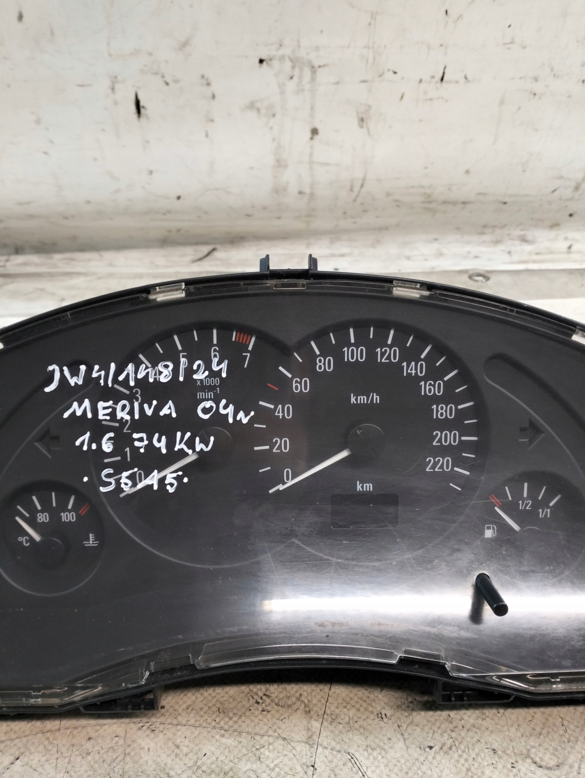 OPEL MERIVIA A 1.6 74KW 2004r dials dials 88311302