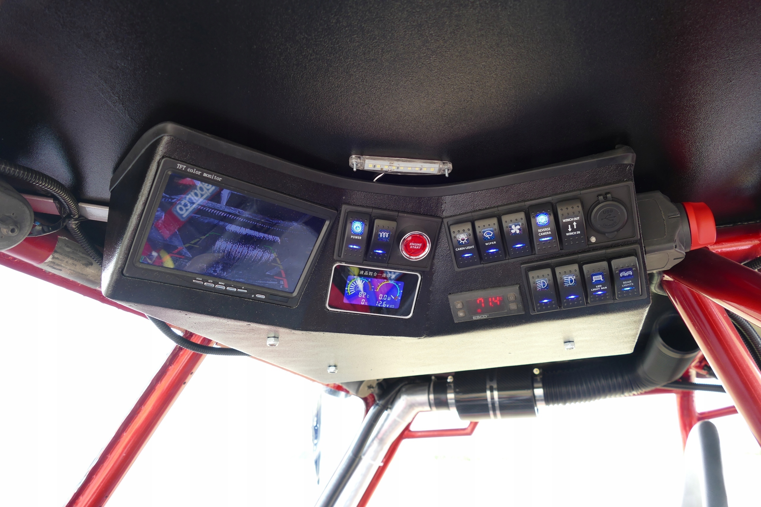 Wskaźnik LCD temperatury ciśnienia oleju woltomier Producent inny