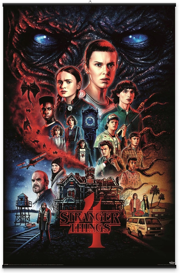 Plakaty Stranger Things 4 Vecna 61x91,5 cm Marka Pyramid International