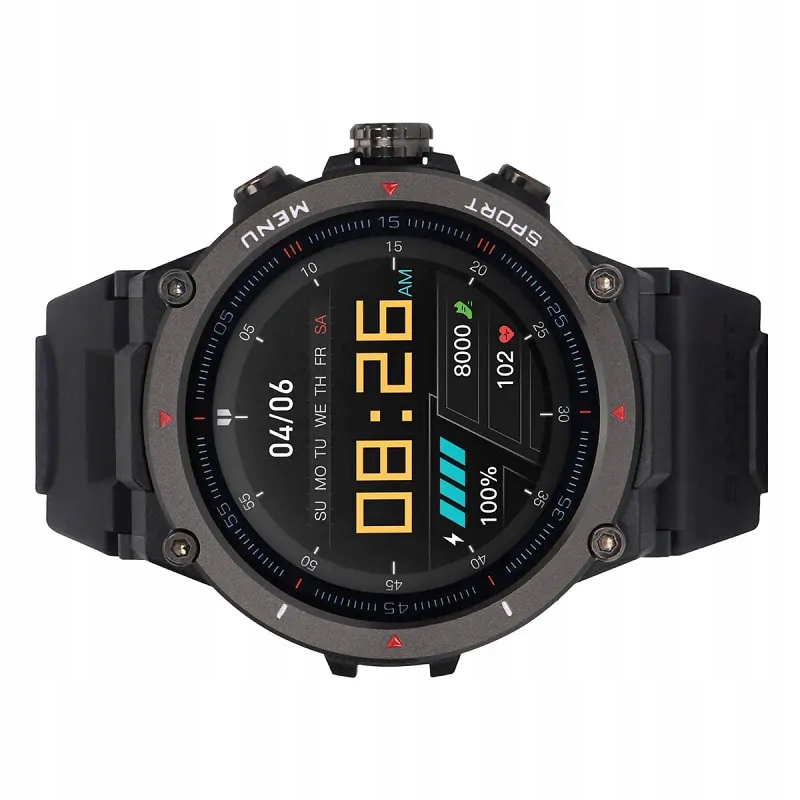 SMARTWATCH GARETT GRS PRO CZARNY