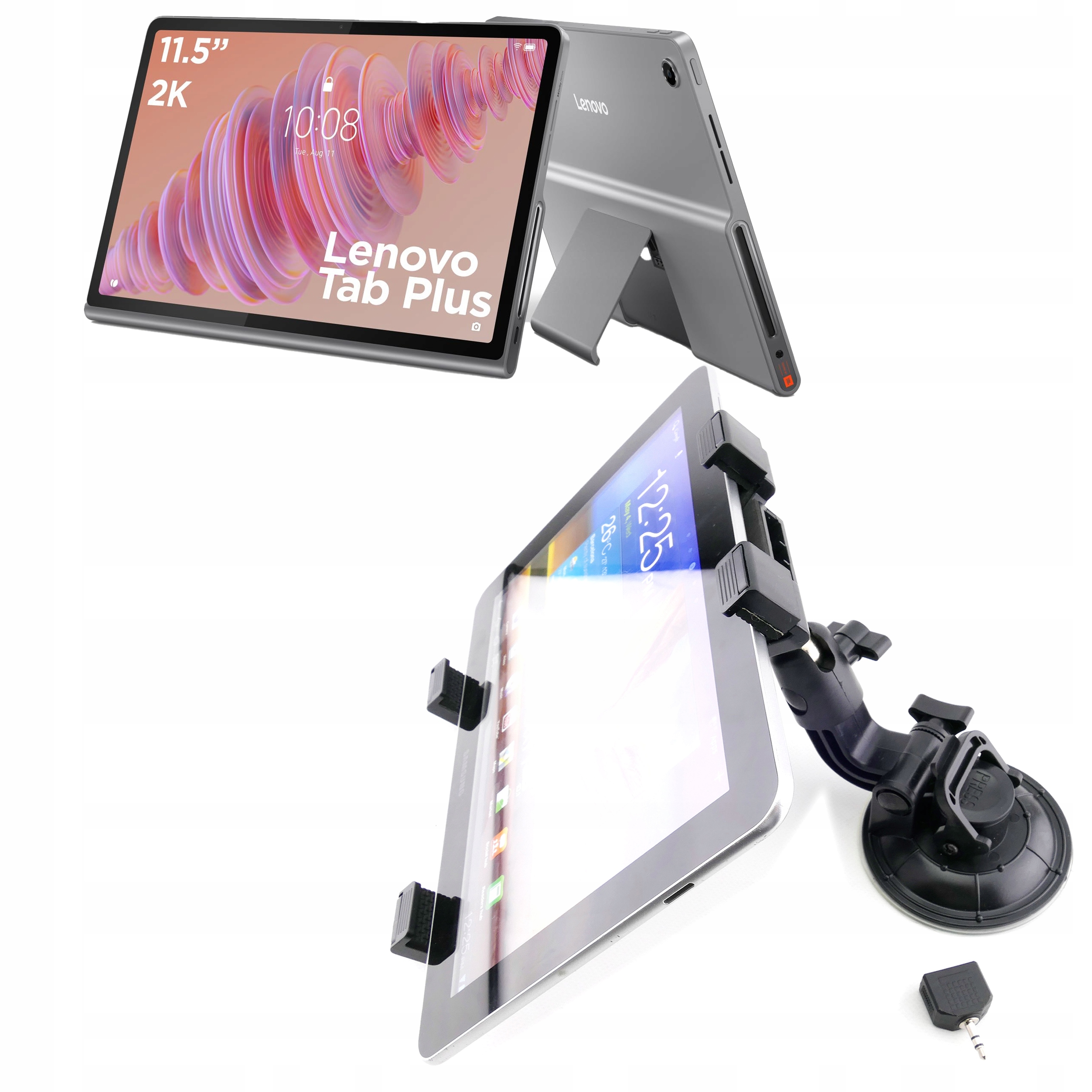 Uchwyt samochodowy na szybę auta 7 12cali do tabletu Lenovo Tab Plus 11,5