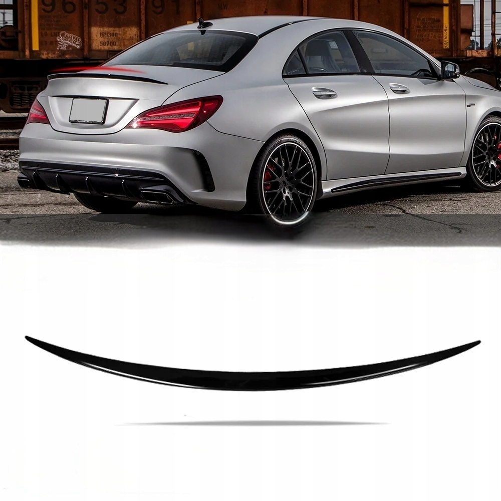 Spoiler Mercedes Cla C117 C118 Černý Spoiler 2013-2023 Lotka Lip Coupe