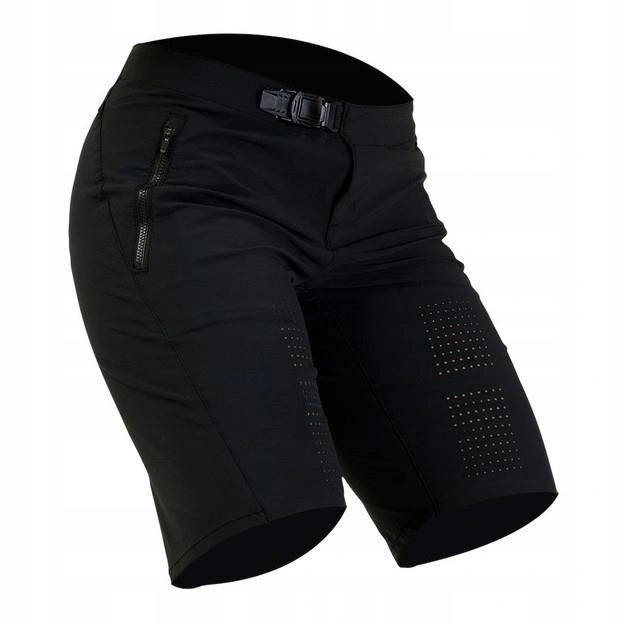 Kraťasy cyklistické kraťasy Fox Lady Flexair Black, černé, lehké, pružné