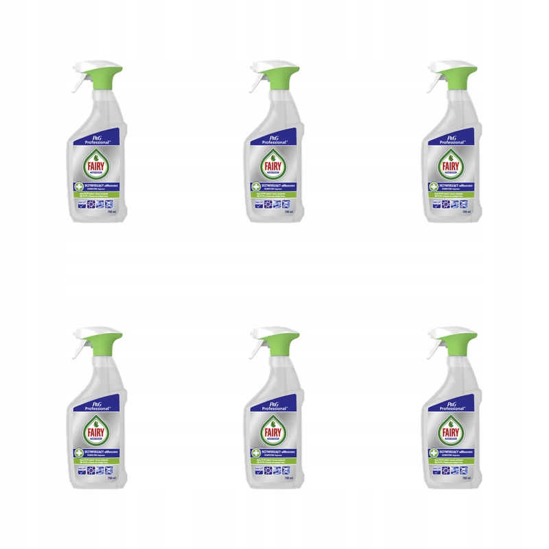 Fairy 2v1 Dezinfekční odmašťovač 750 ml X6