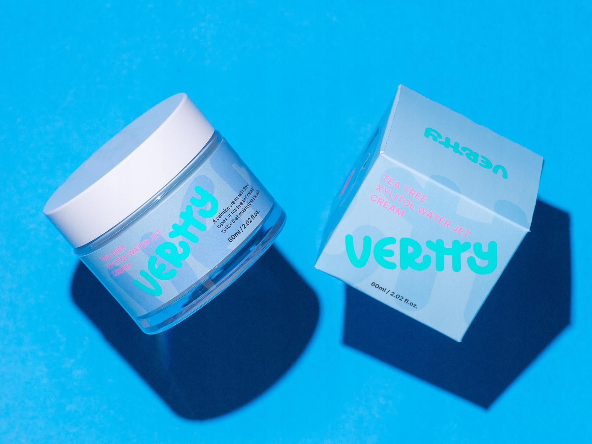 Krem nawilżający do twarzy Vertty Tea Tree XYLITOL