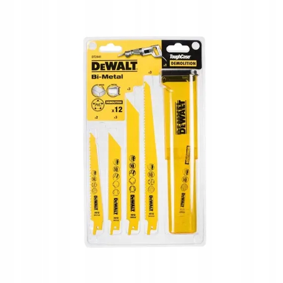 DeWalt DT2441L-QZ sada 12 pilových plátků na dřevo a kov