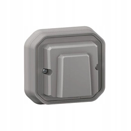 Nové Plexo Podomítkový kabelový výstup s držákem Šedý Legrand 069848L