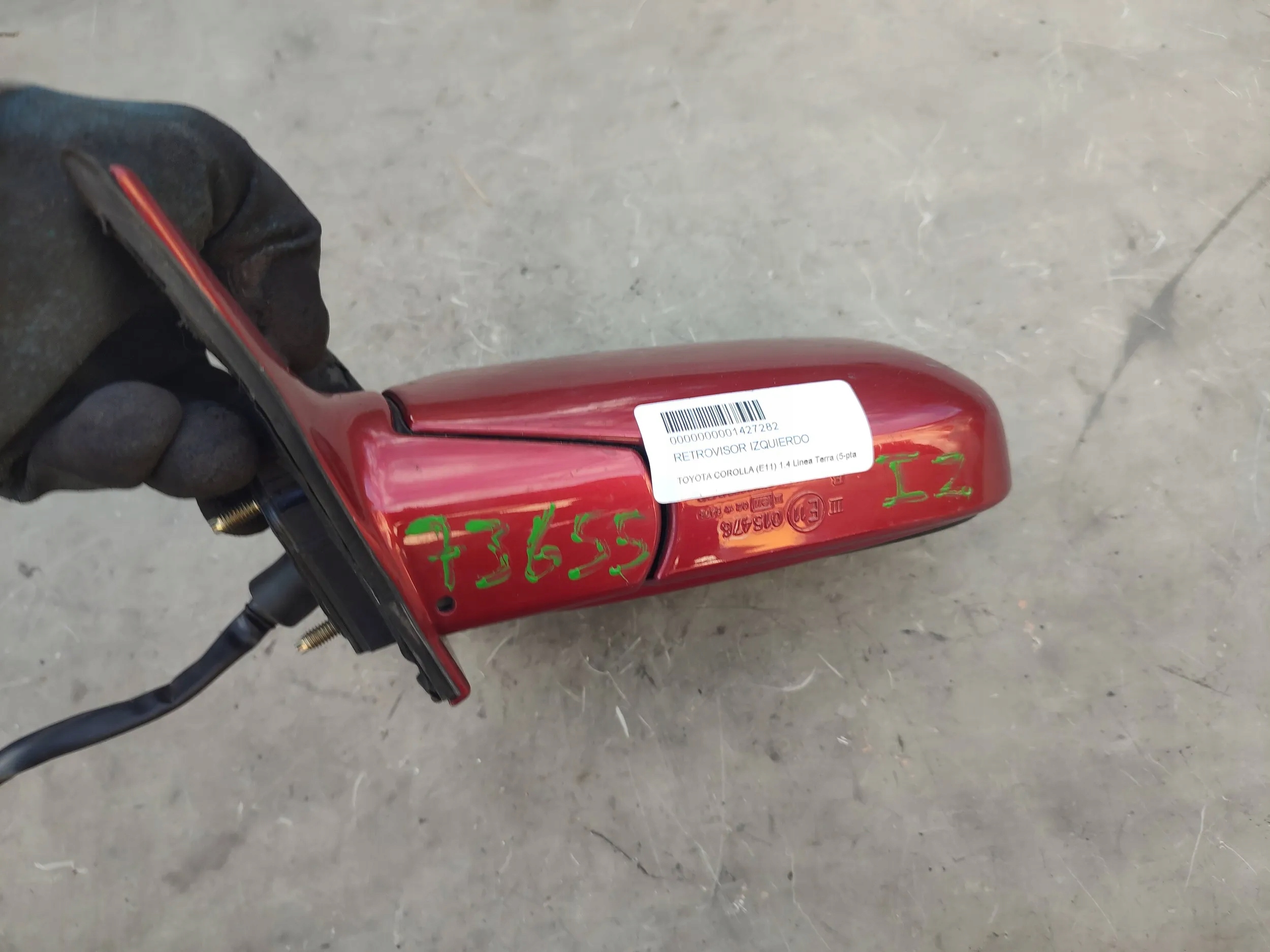 LUSTERKO ELEKTRYCZNE LEWE Toyota Corolla E110 E11 2000 5PIN Producent części Toyota OE