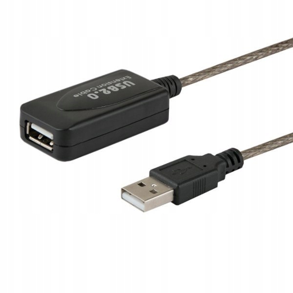 Savio Przedłużka Portu Usb Aktywna 10M Usb Am Usb Af CL-130