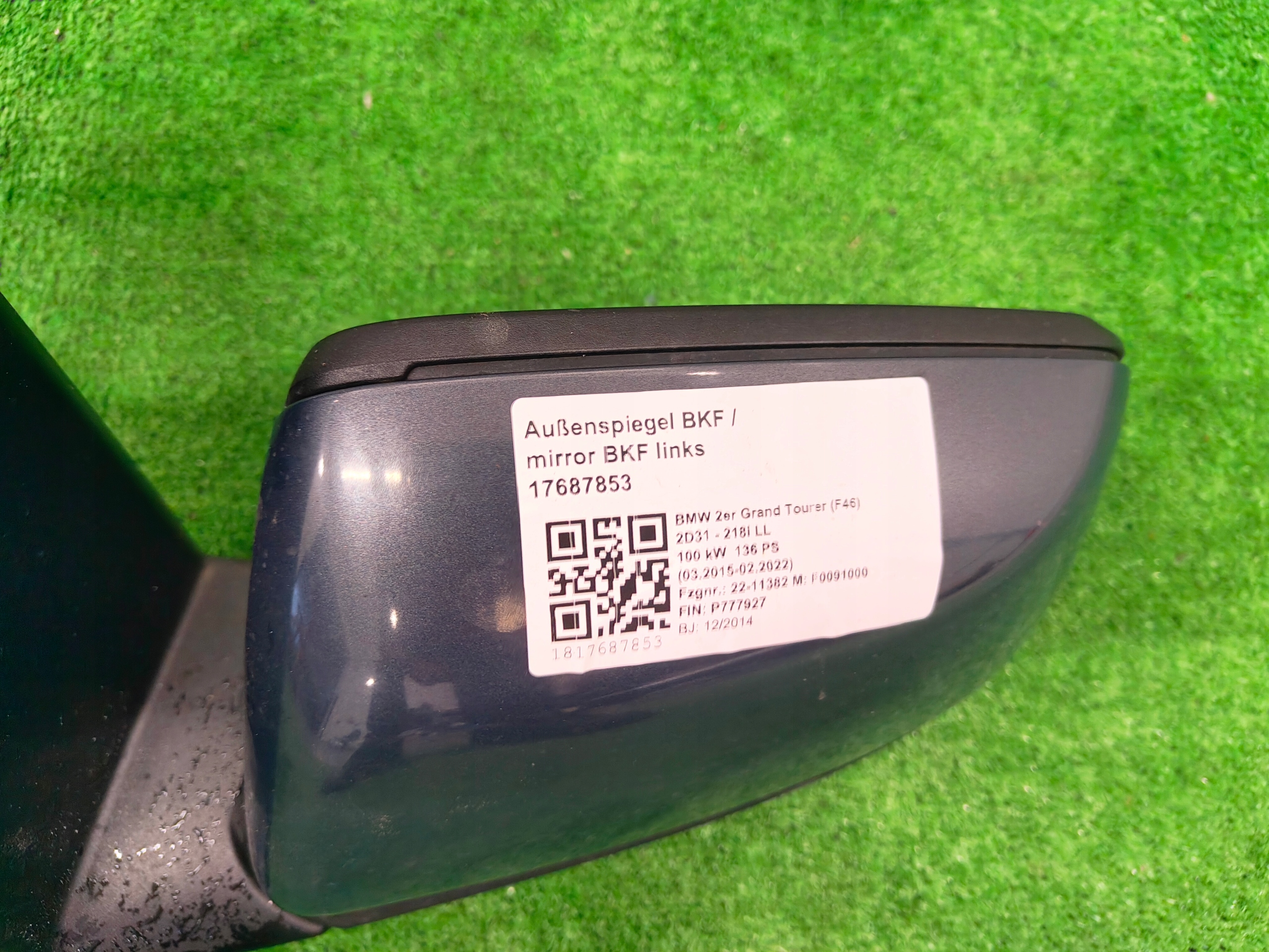 BMW 2 F46 mirror left right 5PIN C09