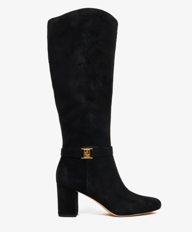 Lauren Ralph Lauren Kozačky Kellie 802967843001 Černé na sloupku vel.