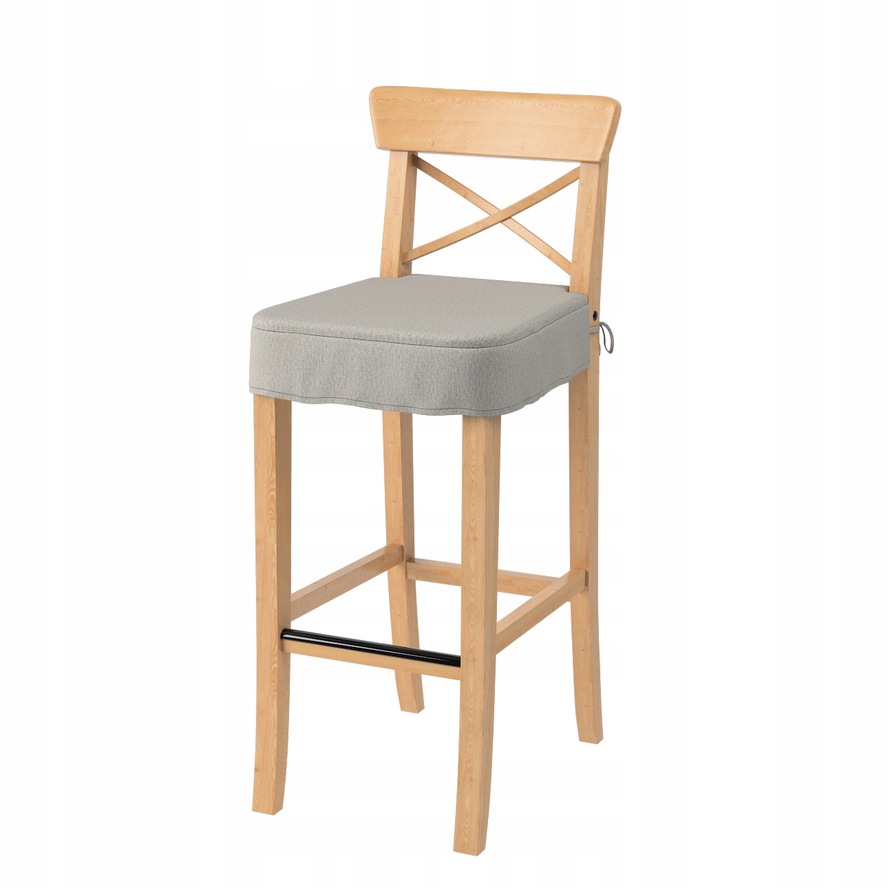 Sedák na barovou židli Ingolf Ikea černý