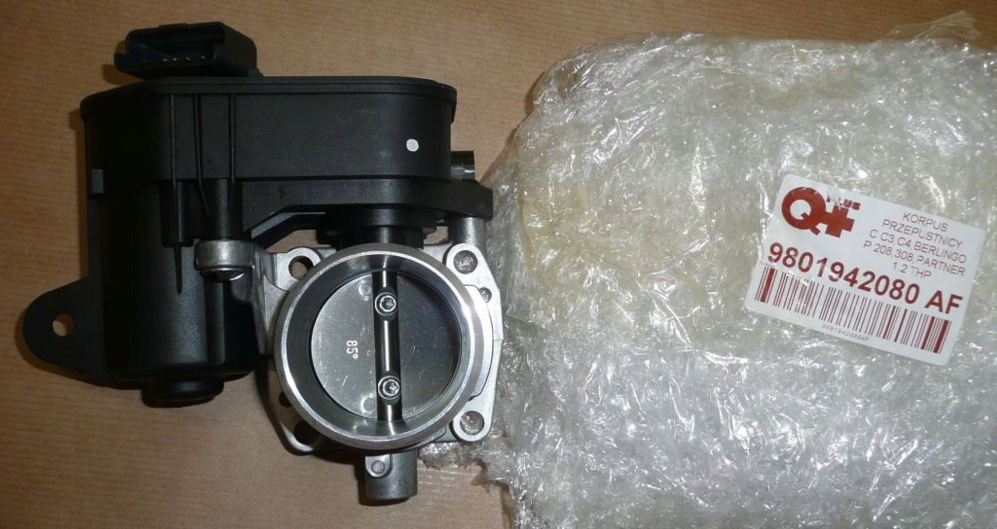 Korpus Škrticí Klapky C C3,C4,P208 1.2THP 9801942080 Af