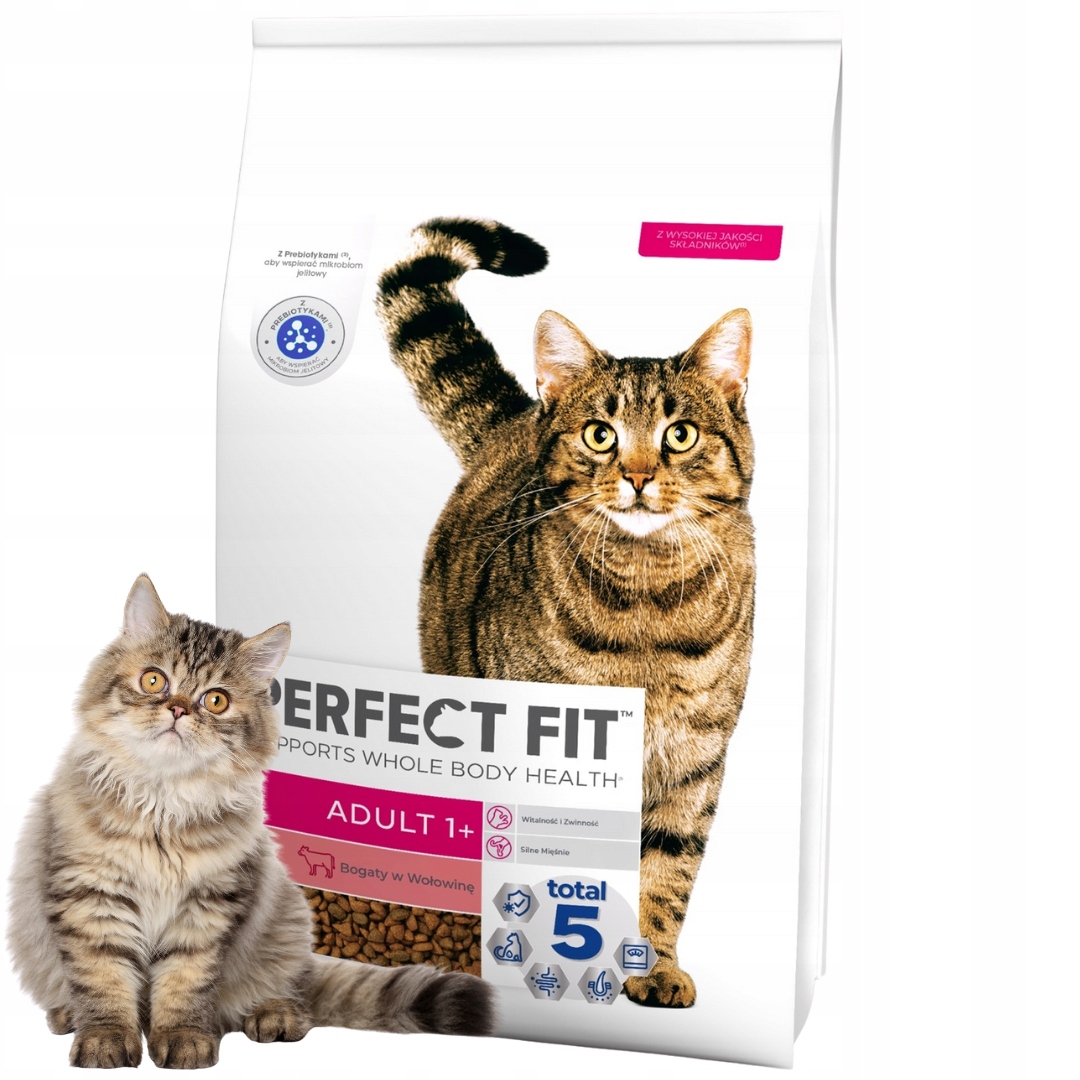Perfect Fit sucha karma dla kota z wołowiną 7 kg