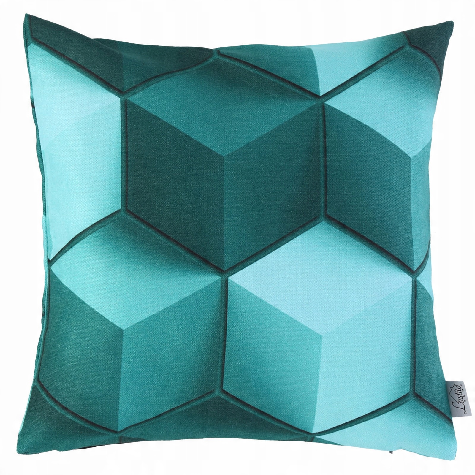 

Poszewka dekoracyjna 40x40 geometryczna 3D C. ziel