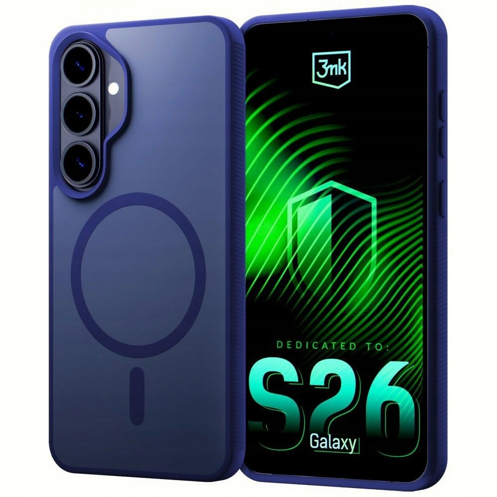 Etui 3mk Smoke MagCase na Samsung Galaxy S26+ granatowe 3mk Protection