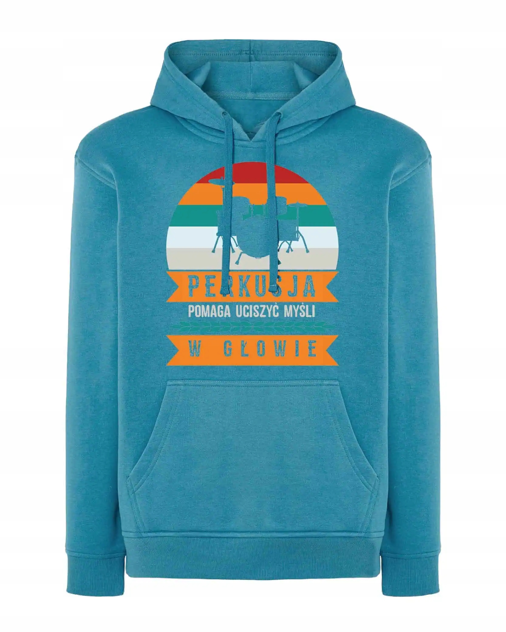 Mikina Perkuse pomáhá utišit myšlenky Legrační Zábavná Humor Modrá XL