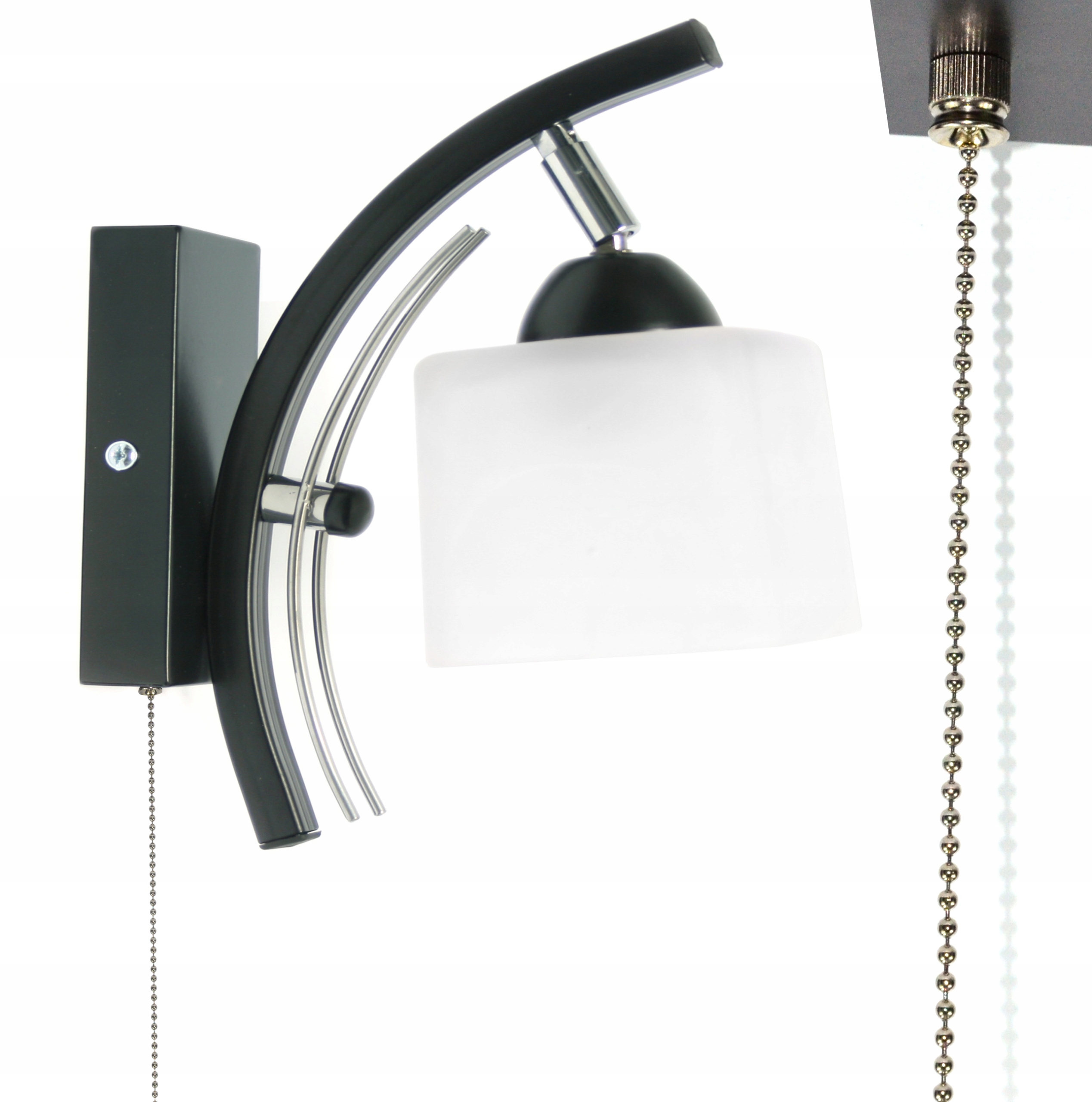 Kinkiet FMK1z Włącznikiem lampa pokój Regulacja klosza Led E27 na ścianę