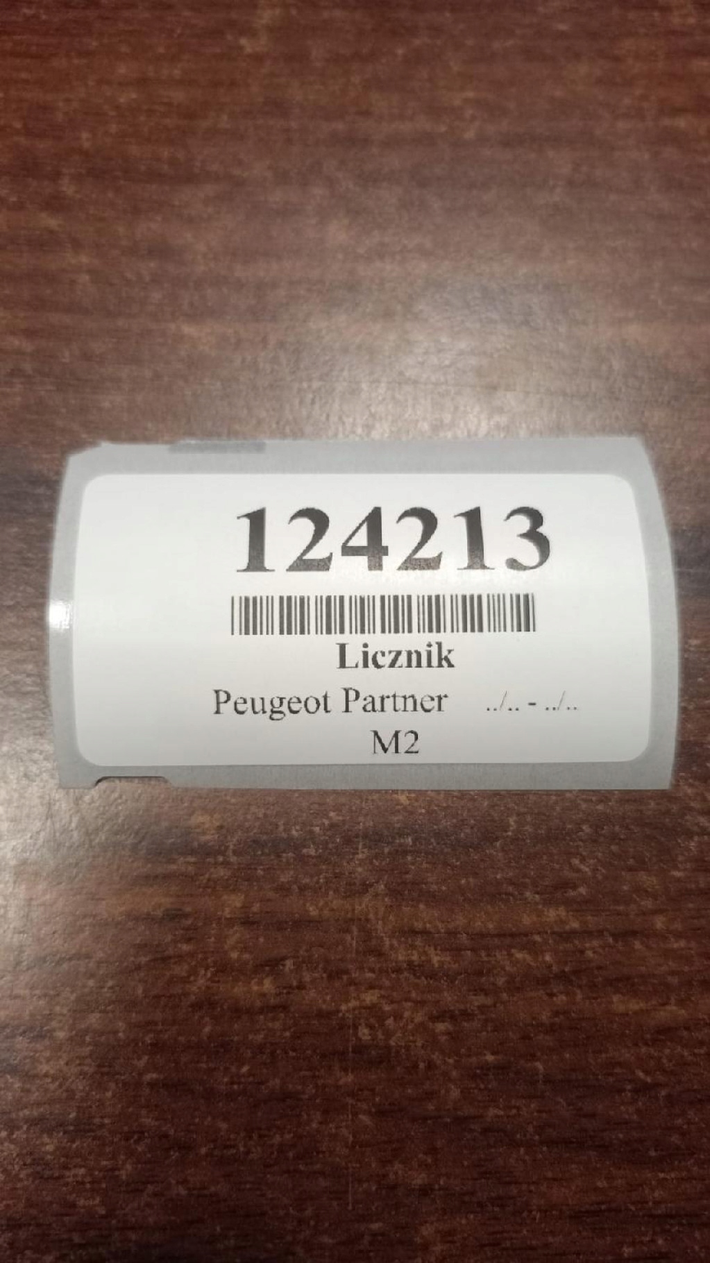 PEUGEOT PARTNER 1.9 D dials 9656801780
