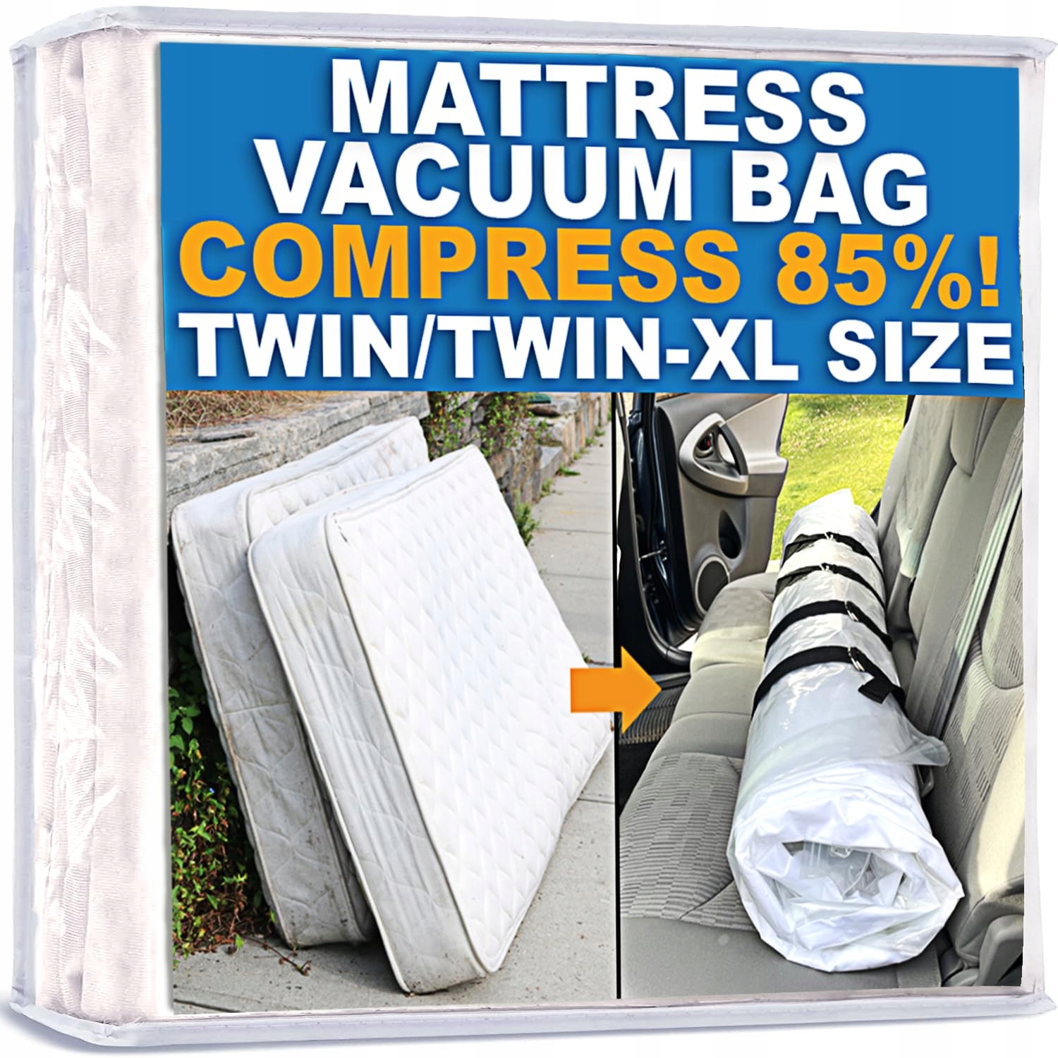 Worek próżniowy Homie Mattress z możliwością zamknięcia XL 140-180 cm