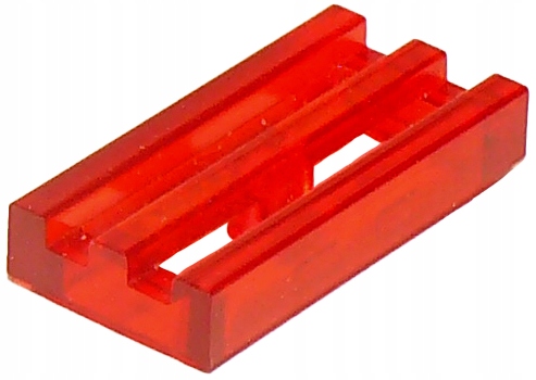 

Lego 2412b Płytka grill 1x2 Trans-Red 6250158 4szN