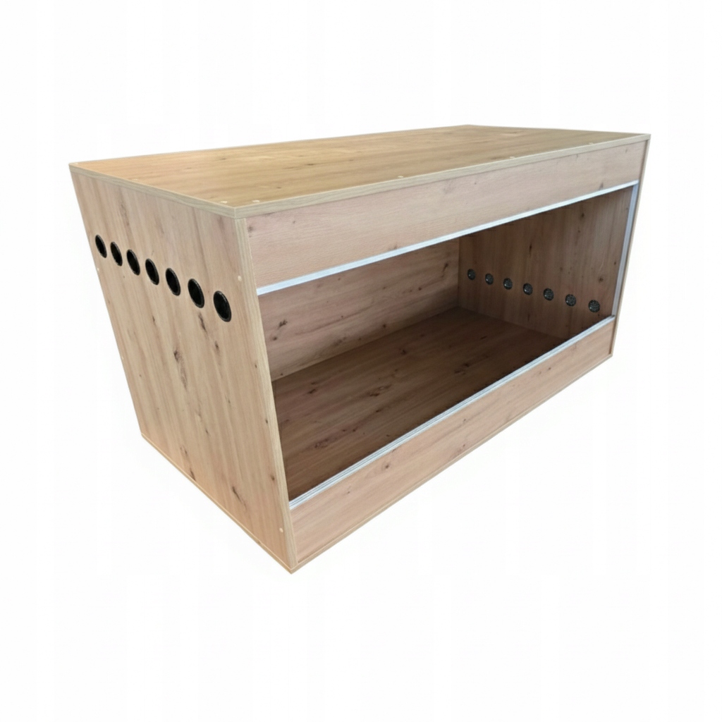 Terárium z nábytkové desky 120x60x60 cm Drewstyl 432 l funkční, lehké