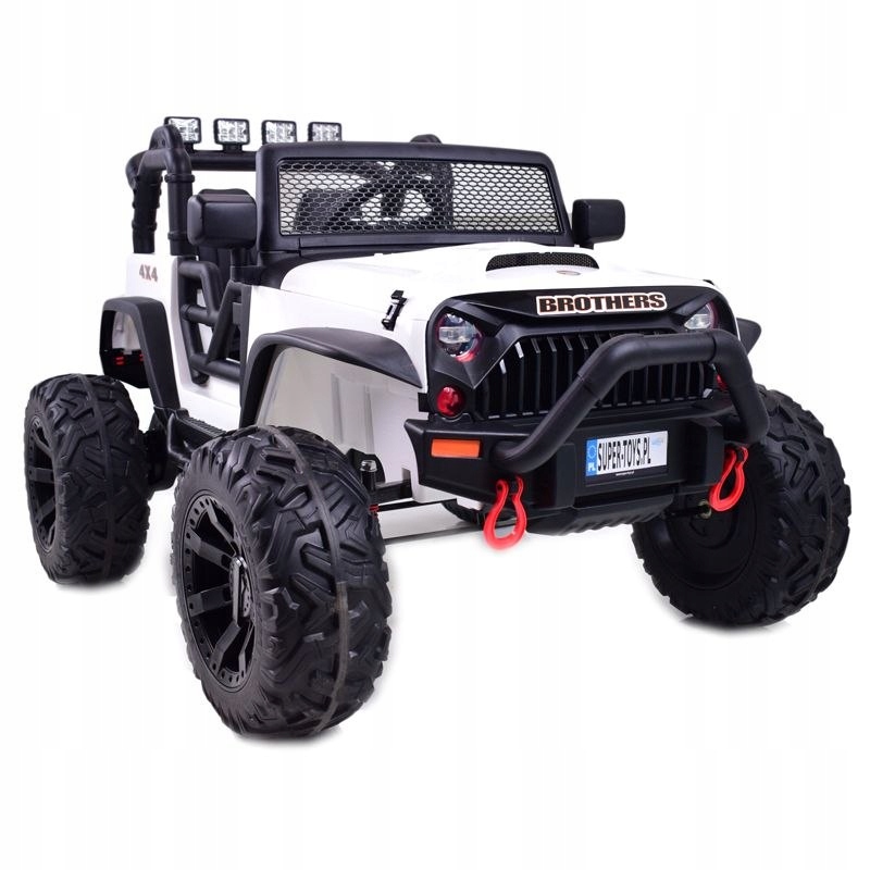 Jeep Na Akumulator Brothers , Wspomaganie Kierownicy, Miękkie Koła, Miękkie