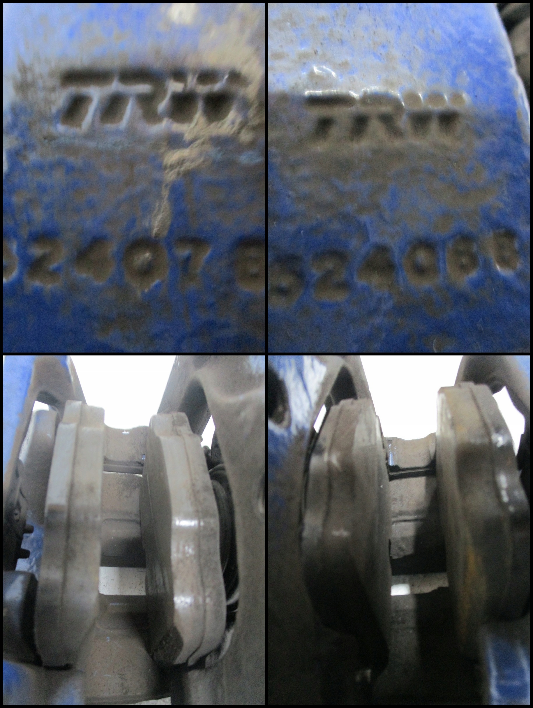 caliper calipers BMW 6 G32 3,0D 17R rear part rear.