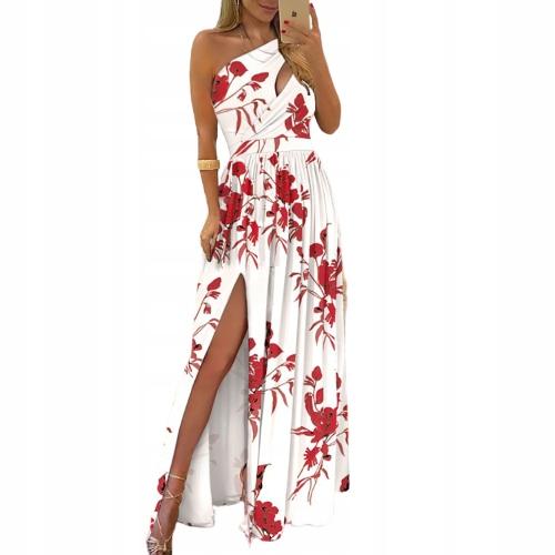 XWIECZOROWA SUKIENKA ELEGANCKA WESELE BEZ RĘKAWÓWI Model SDGAVGD