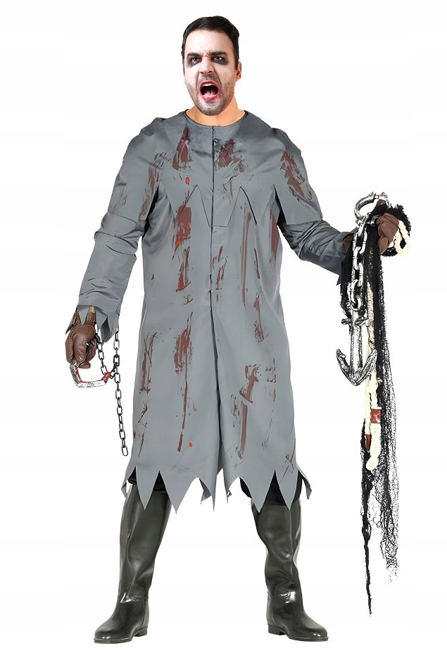 Kostým pro dospělé Strašidelný padouch, Přízrak vel univerzální Halloween