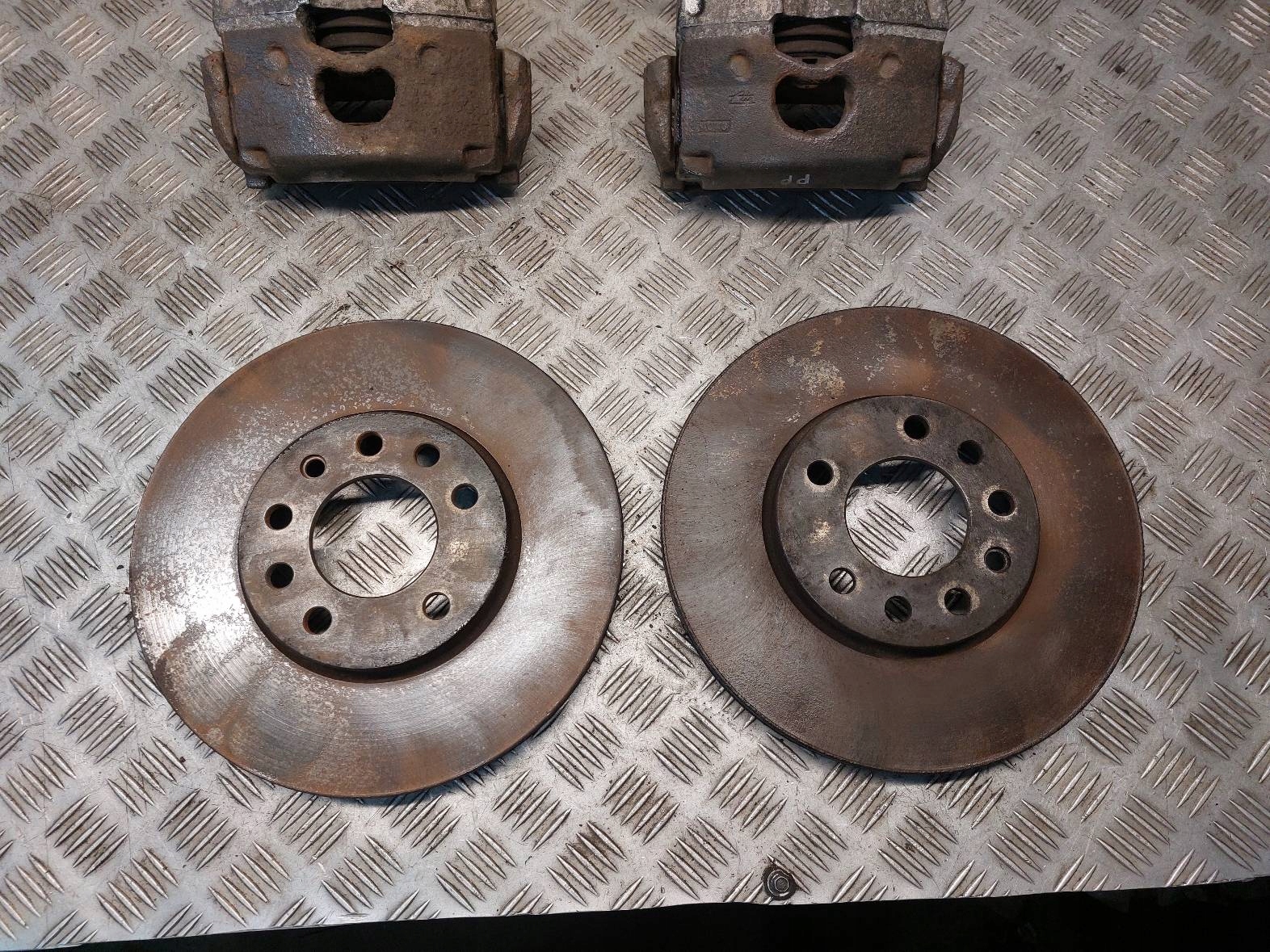 discs brake front + plates + calipers OPEL VECTRA C 2.2 DTI