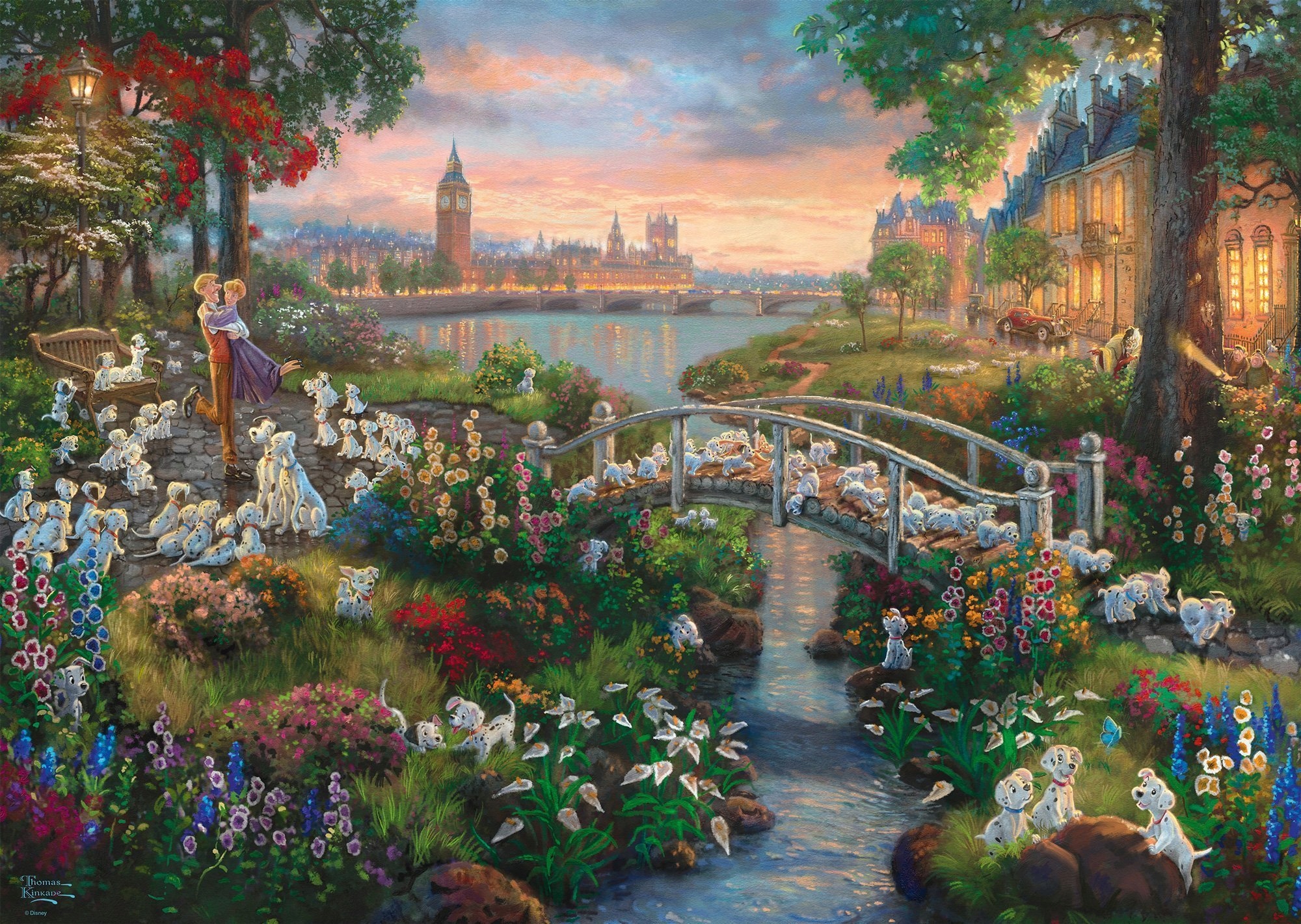 PQ Puzzle 1000 KINKADE 101 dalmatyńczyków DISNEY Marka Schmidt Spiele