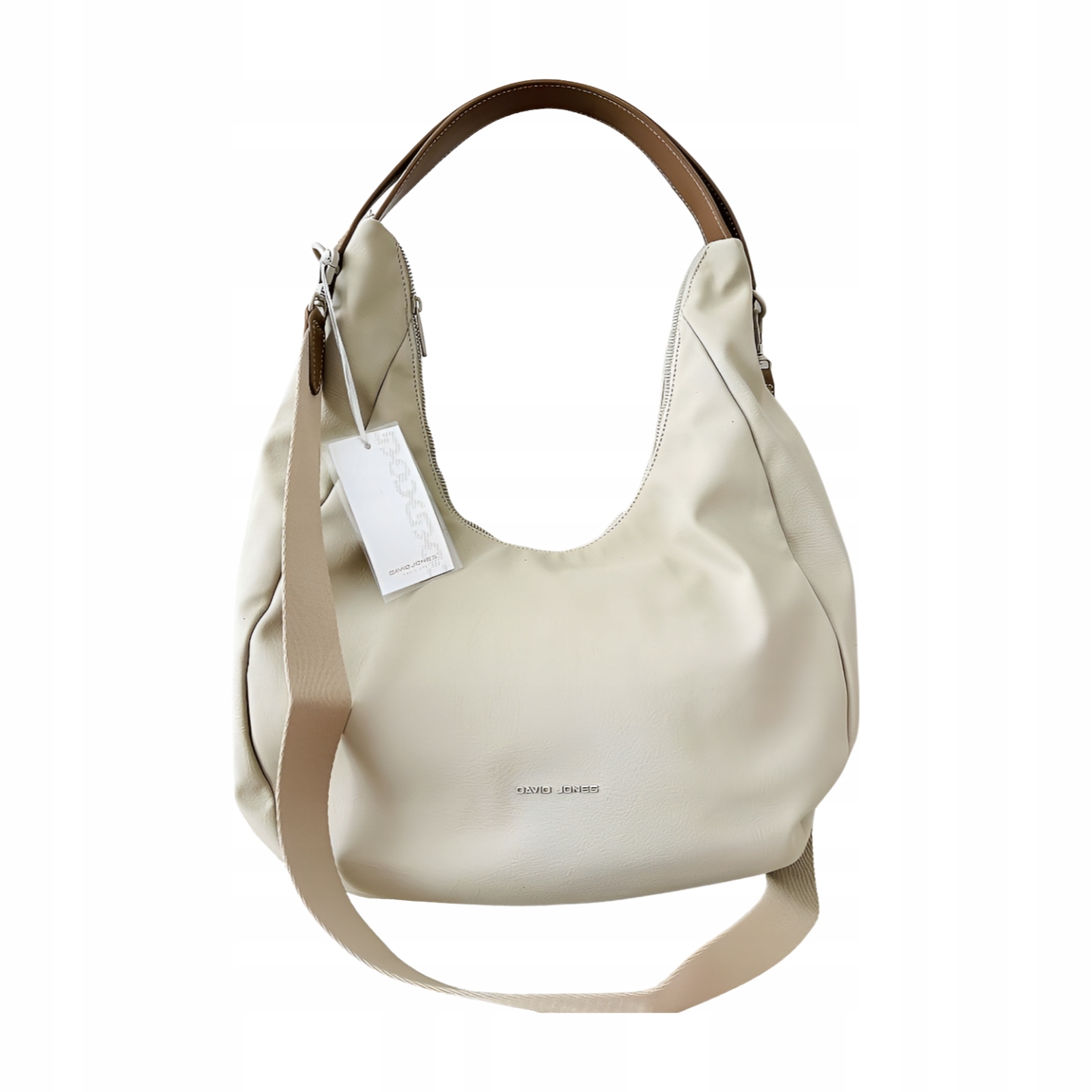 David Jones shopper kabelka přes rameno béžová