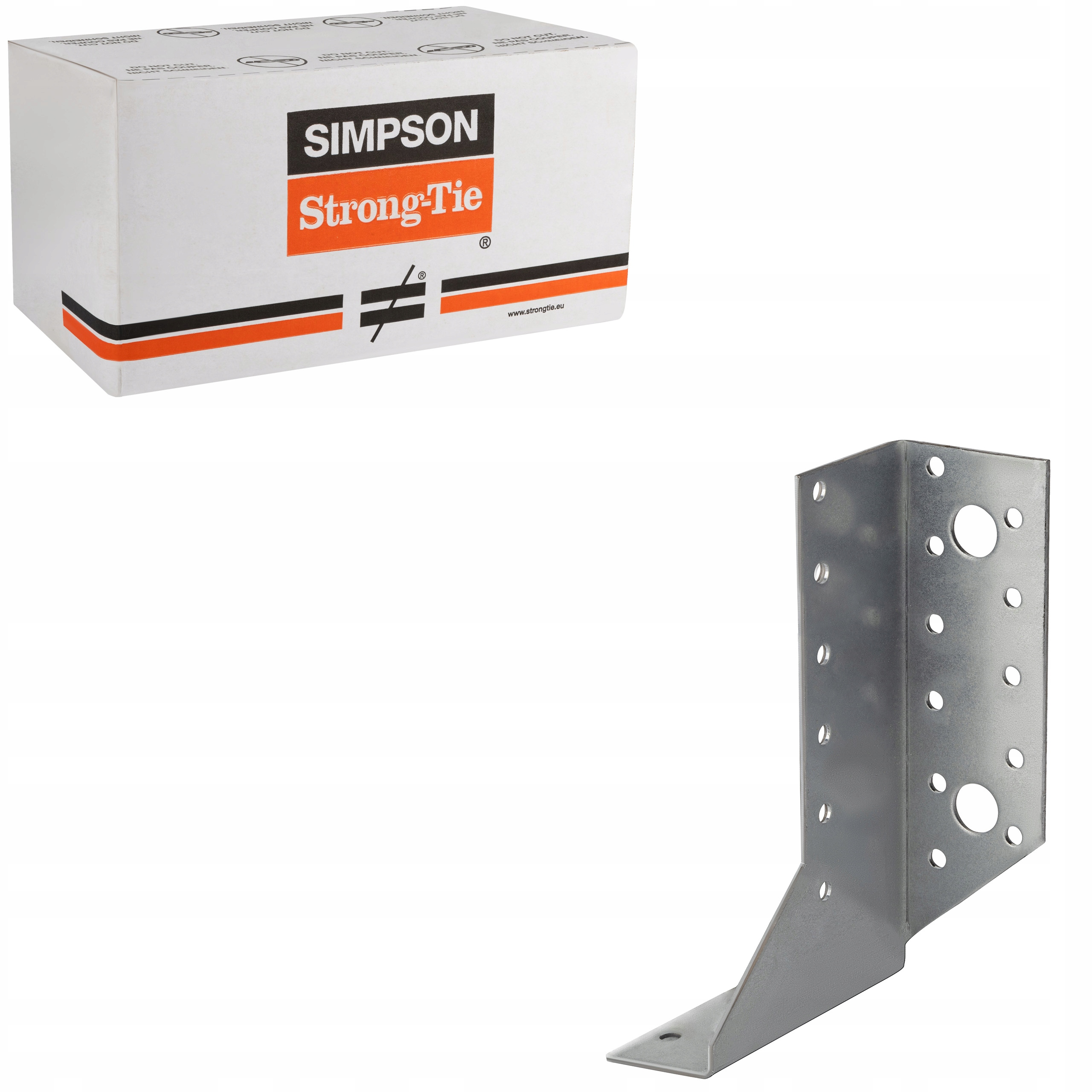 Vešiaky na nosníky delené 138 mm 2 mm 50 ks Pravé Simpson SDED340/30