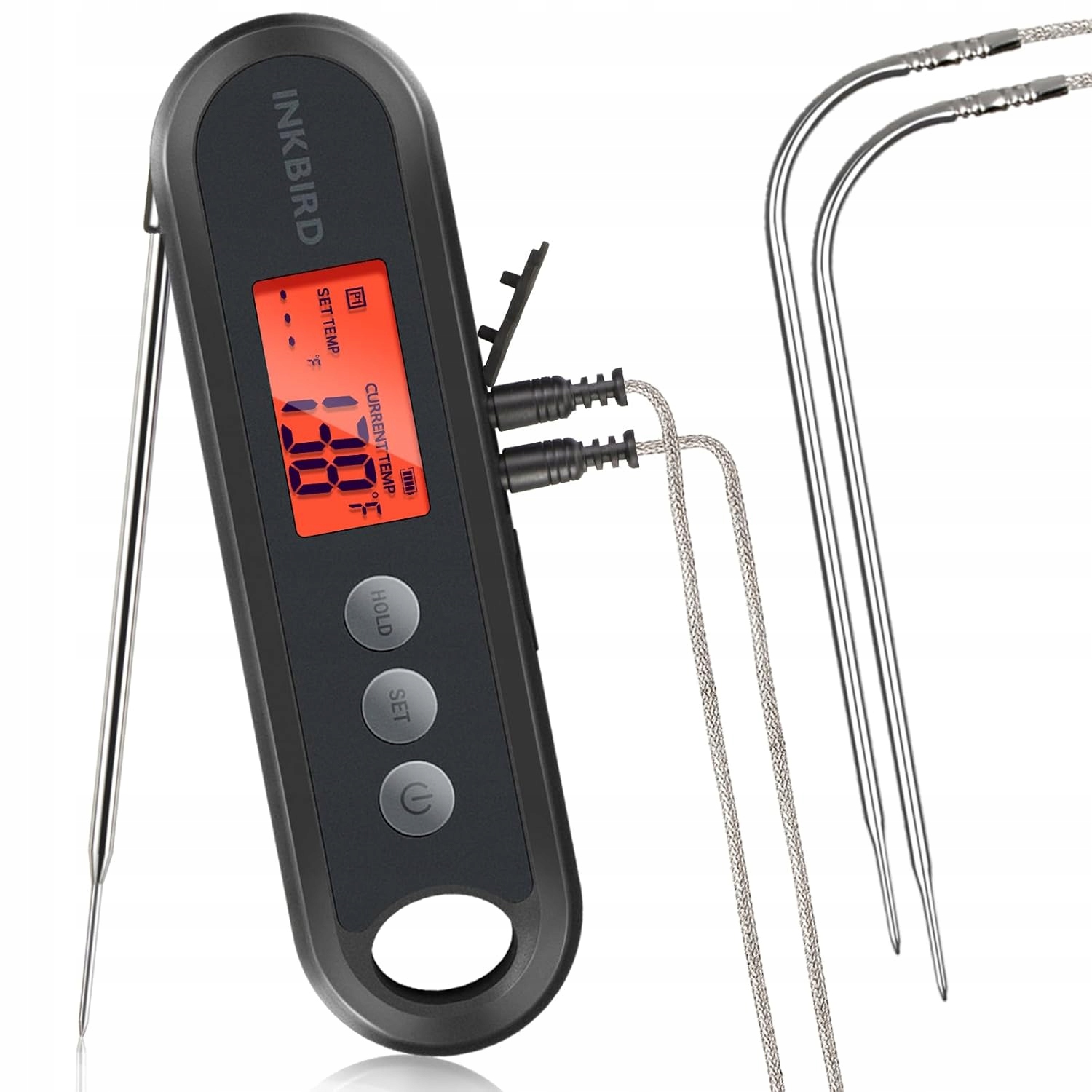 Levně Digitální Teploměr Na Maso 3x Sonda Bbq Gril Udírna 2v1 Inkbird IHT-2XP