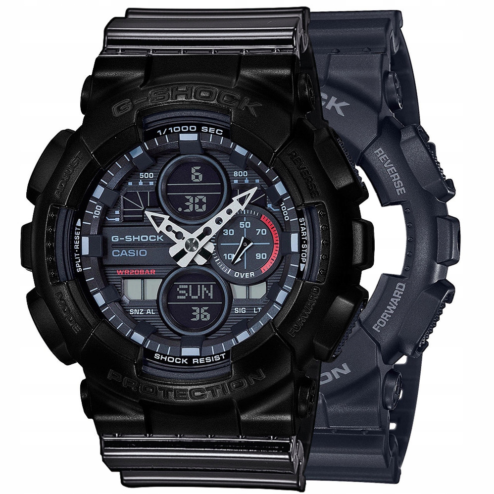 Hodinky Casio G-Shock Set GA-140-1A1ER Bezel 10523429 Řemínek 10378391