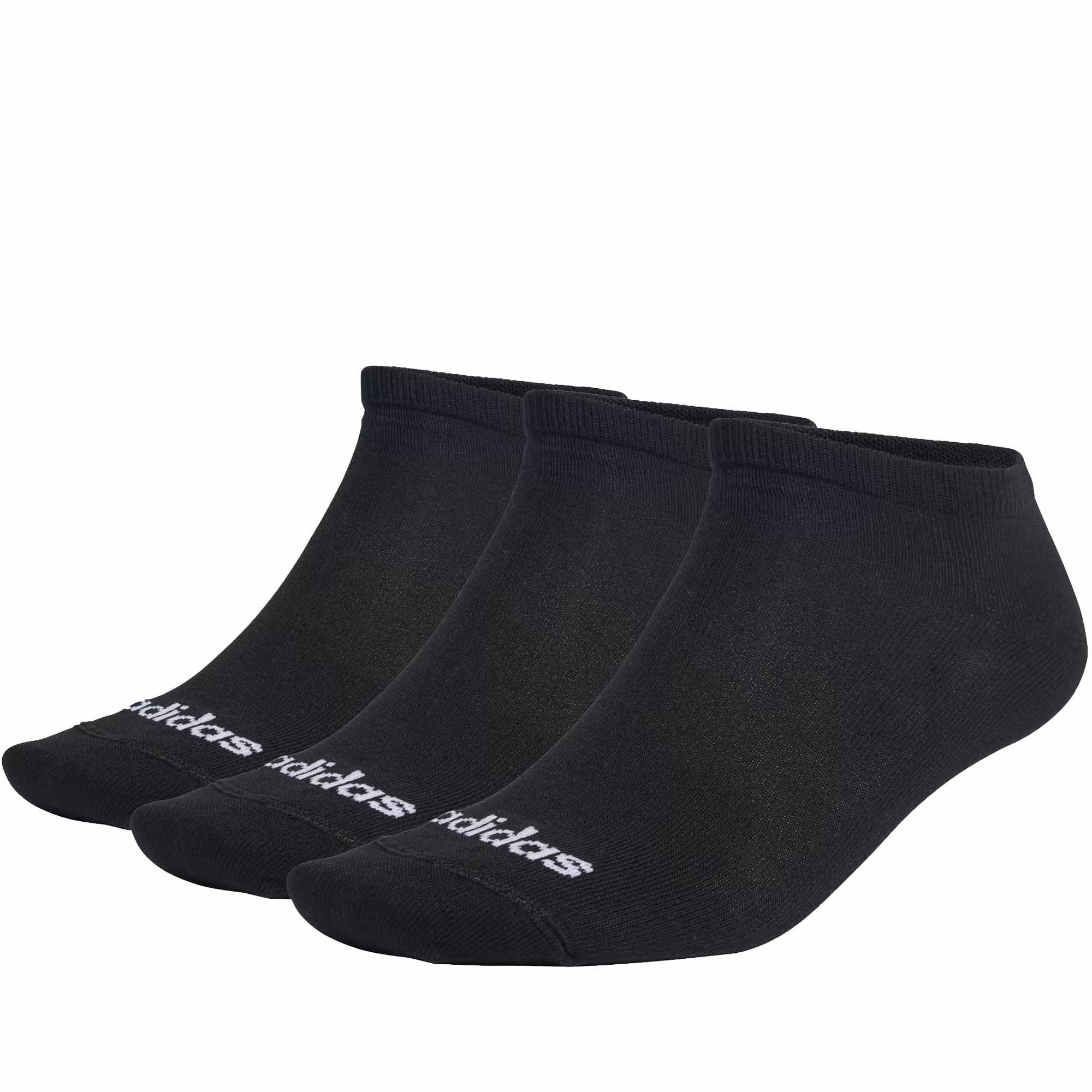 ADIDAS SKARPETY BAWEŁNA MĘSKIE STOPKI CZARNE 3PAK