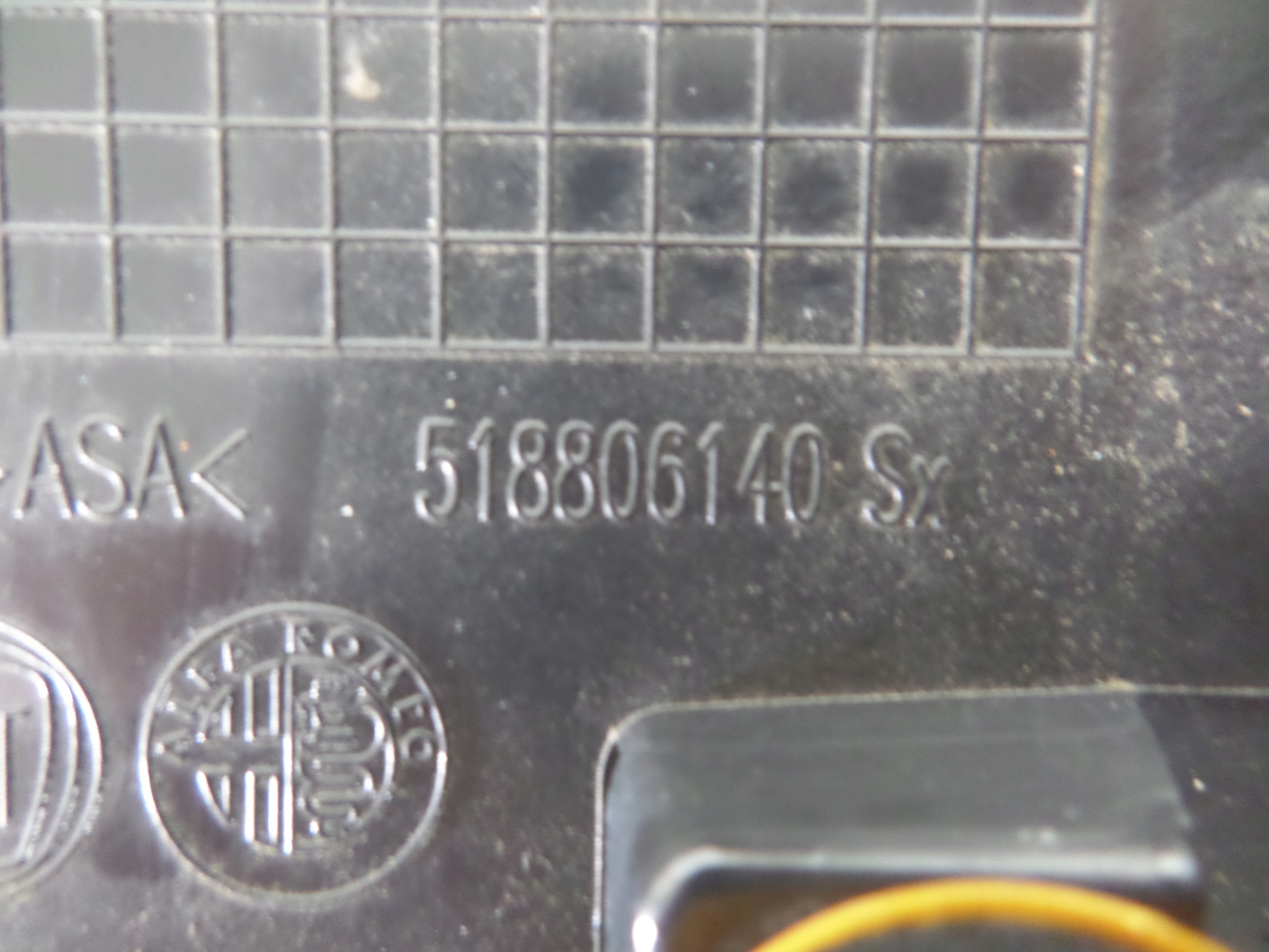 BLENDE ABDECKUNG TÜR HECK LINKS FIAT PANDA III 12