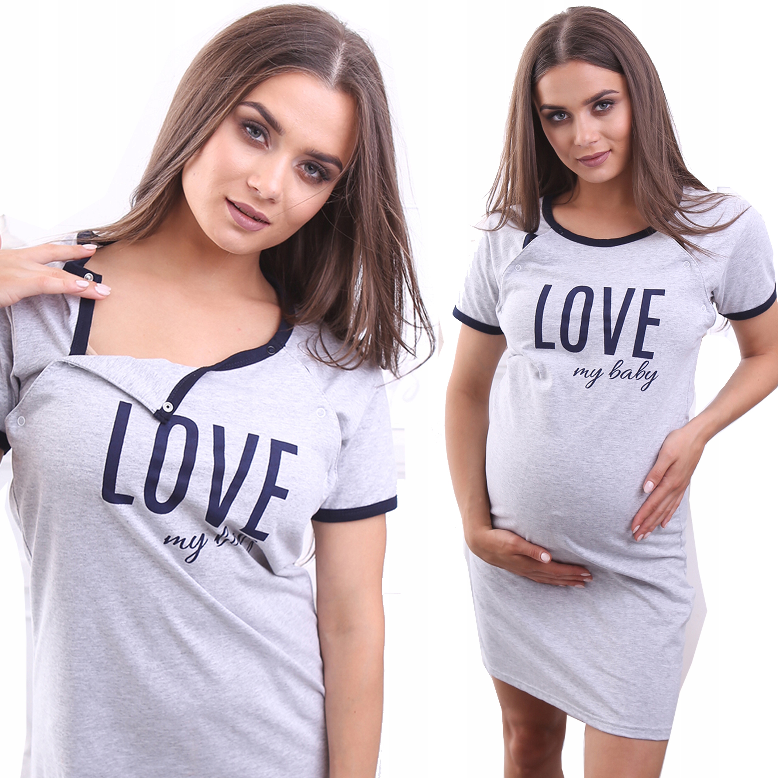 

Koszula Ciążowa Do Karmienia Rozpinana Napy XXXL