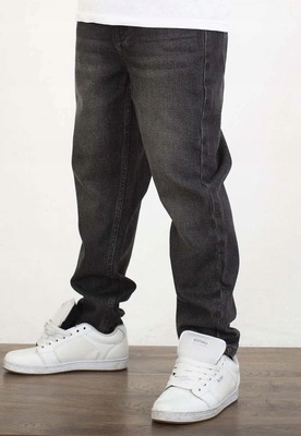 Kalhoty Prosto Tapered Serif šedé