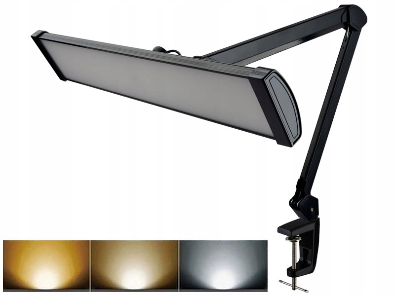 

Lampa biurkowa 360 Led czarna ściemniacz Cct