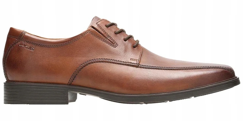 Clarks Pánské polobotky Tilden Walk, Ortholite velikost 40 hnědá kůže