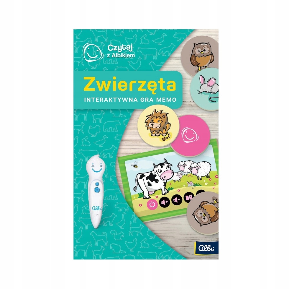 CZYTAJ Z ALBIKIEM INTERAKTYWNA GRA MEMO ZWIERZĘTA Kod producenta 17314