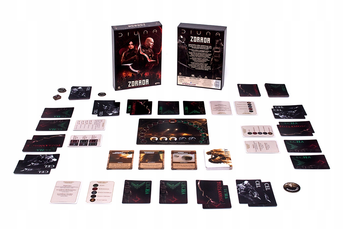 Wojenna Gra planszowa dla Dorosłych strategiczna Planszówka Diuna Zdrada