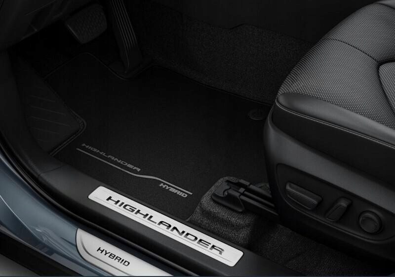 Toyota Highlander Originálne velúrové koberčeky komplet PW210-0E014 Oe